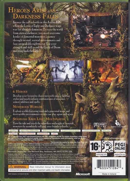 Kingdom Under Fire Circle of Doom - XBOX 360 (B Grade) (Genbrug)